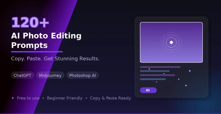 50+ AI Photo Editing Prompts